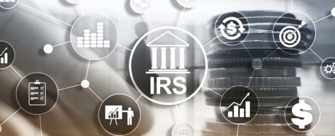 A stack of coins with the word irs in the middle, providing GSA proposal support for the federal government.