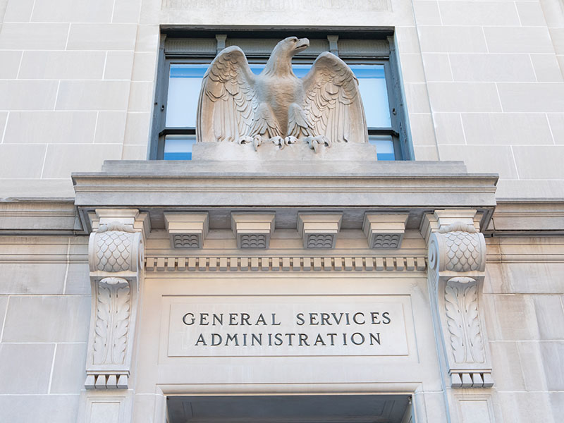 The general services administration building in washington, dc.